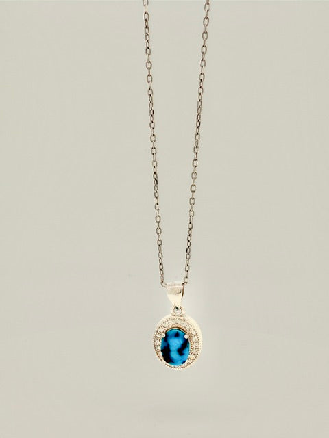 Collier pendentif Éclat Émeraude