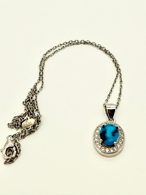 Collier pendentif Éclat Émeraude