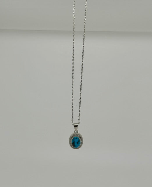 Collier pendentif Éclat Émeraude
