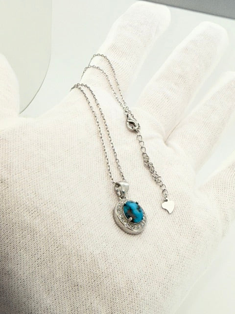 Collier pendentif Éclat Émeraude